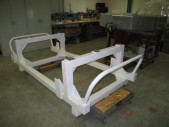 Instrument cart frame delivered by Rettig