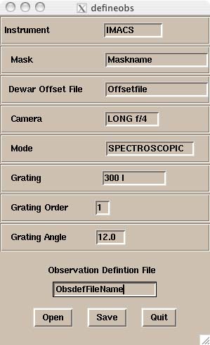 defineobs gui
